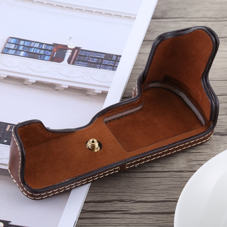 Mezza custodia in pelle PU per Canon EOS M5