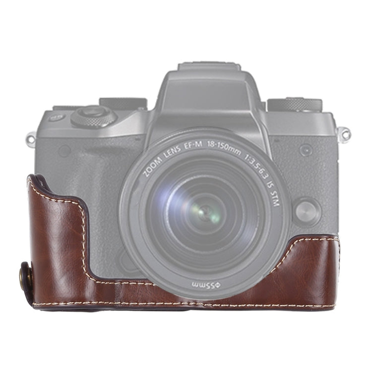 Mezza custodia in pelle PU per Canon EOS M5