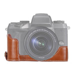 Mezza custodia in pelle PU per Canon EOS M5