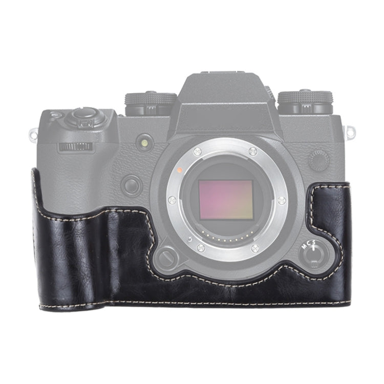 Mezza custodia in pelle PU per Fujifilm X-H1
