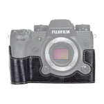 Base mezza custodia per fotocamera in pelle PU con filo da 1/4 di pollice per FUJIFILM X-H1, For FUJIFILM X-H1, For FUJIFILM XH1