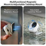 Supporto magnetico universale Sunnylife, base da tavolo portatile con angolazione regolabile e rotazione a 180° per mini fotocamere., Universal