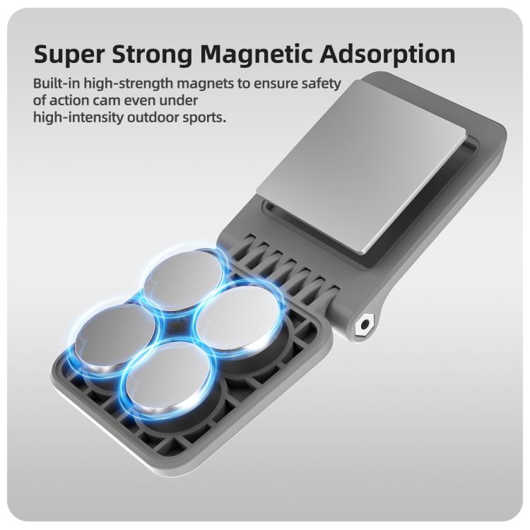 Supporto magnetico universale Sunnylife, base da tavolo portatile con angolazione regolabile e rotazione a 180° per mini fotocamere., Universal