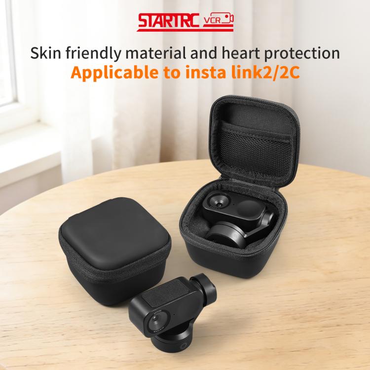 Per Insta360 Link 2 / 2C / 2 Pro STARTRC Mini Corpo Portatile con Texture Diamante Borsa in PU per il trasporto, For Insta360 Link 2