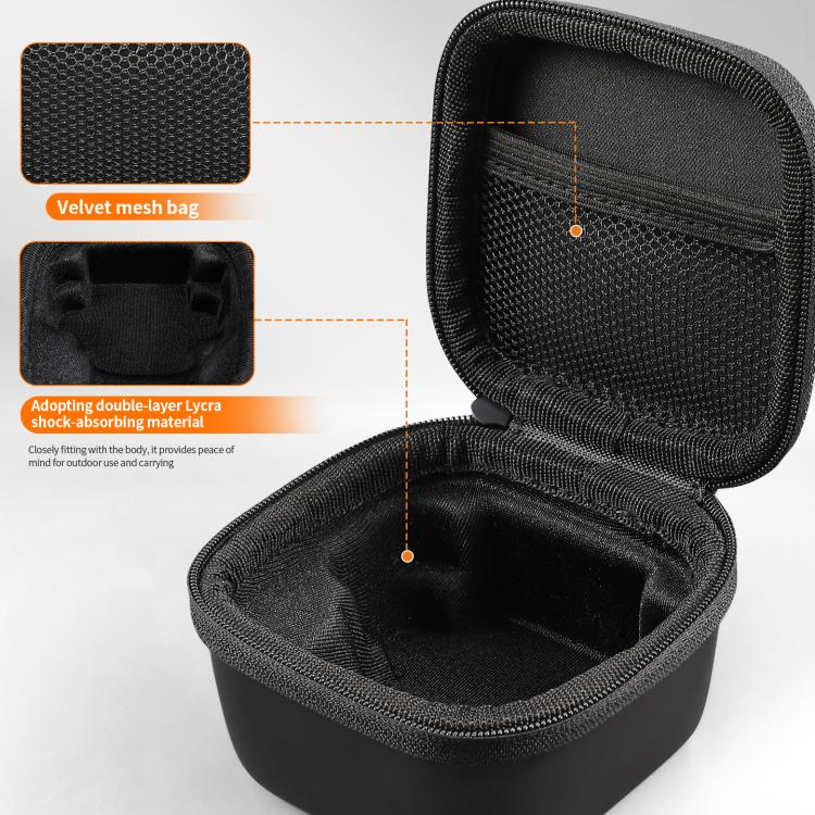 Per Insta360 Link 2 / 2C / 2 Pro STARTRC Mini Corpo Portatile con Texture Diamante Borsa in PU per il trasporto, For Insta360 Link 2