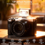 Desiontal F03 Mini Flash da montare sulla fotocamera per fotocamere mirrorless, F03
