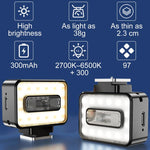 Desiontal F03 Mini Flash da montare sulla fotocamera per fotocamere mirrorless, F03