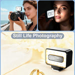 Desiontal F03 Mini Flash da montare sulla fotocamera per fotocamere mirrorless, F03