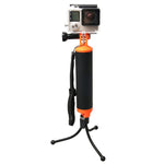 Impugnatura galleggiante con supporto per treppiede e cinghia regolabile anti-smarrimento per GoPro Hero11 Black / HERO10 Black / HERO9 Black /HERO8 / HERO7 /6 /5 /5 Session /4 Session /4 /3+ /3 /2 /1, Insta360 ONER, DJI Osmo Action e altre action came...