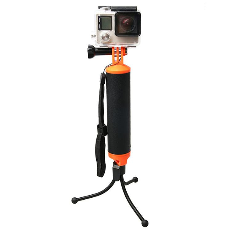 Impugnatura galleggiante con supporto per treppiede e cinghia regolabile anti-smarrimento per GoPro Hero11 Black / HERO10 Black / HERO9 Black /HERO8 / HERO7 /6 /5 /5 Session /4 Session /4 /3+ /3 /2 /1, Insta360 ONER, DJI Osmo Action e altre action came...