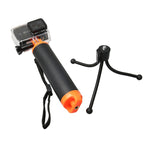 Impugnatura galleggiante con supporto per treppiede e cinghia regolabile anti-smarrimento per GoPro Hero11 Black / HERO10 Black / HERO9 Black /HERO8 / HERO7 /6 /5 /5 Session /4 Session /4 /3+ /3 /2 /1, Insta360 ONER, DJI Osmo Action e altre action came...