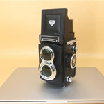 Puntelli per studio fotografico modello di fotocamera DSLR retrò portatile fittizio finto non funzionante