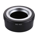 Adattatore per obiettivo con attacco M42 su obiettivo con attacco NEX per obiettivi per fotocamere Sony NEX3,160;NEX 5N, NEX7, NEX F3, NEX, NEX Lens