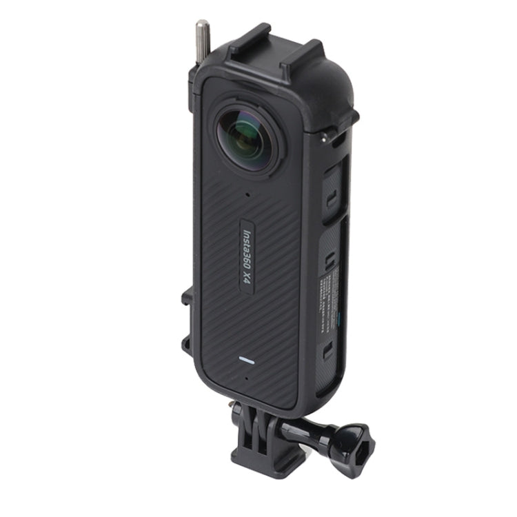 Telaio protettivo in plastica ABS per Insta360 X4 con slitta fred