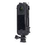 Telaio protettivo in plastica ABS per Insta360 X4 con slitta fred