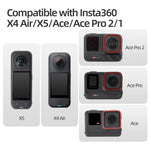 Adattatore magnetico a sgancio rapido Sunnylife, supporto per selfie stick regolabile con inclinazione di 180° da 1/4" per Insta360 X4 Air / X5 / Ace Pro 2 / 1 / Ace, AD136 For Insta360 X4 Air / X5