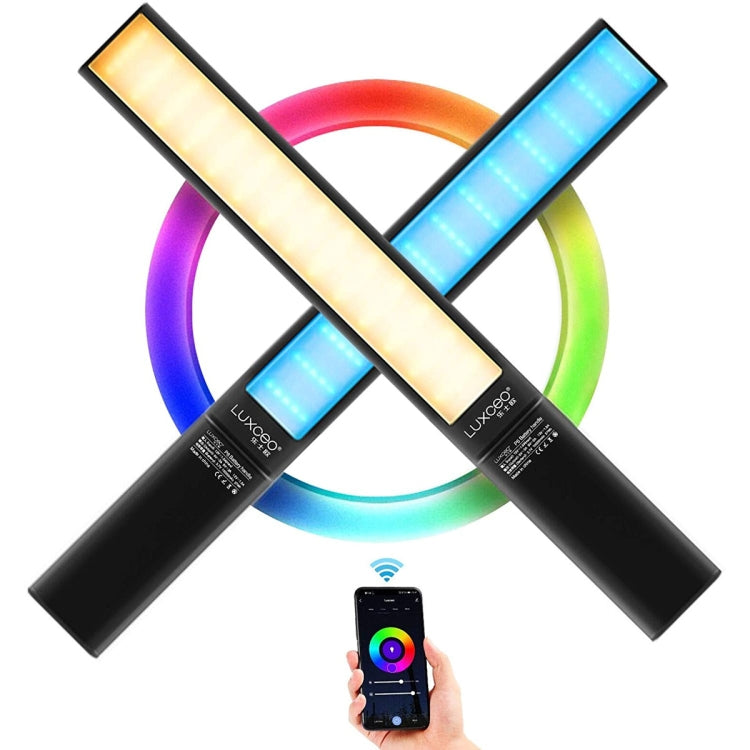 LUXCeO P6 RGB LED colorato per foto Stick Video Light Controllo APP portatile Luce di riempimento LED a colori, P6