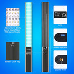 LUXCeO P6 RGB LED colorato per foto Stick Video Light Controllo APP portatile Luce di riempimento LED a colori, P6