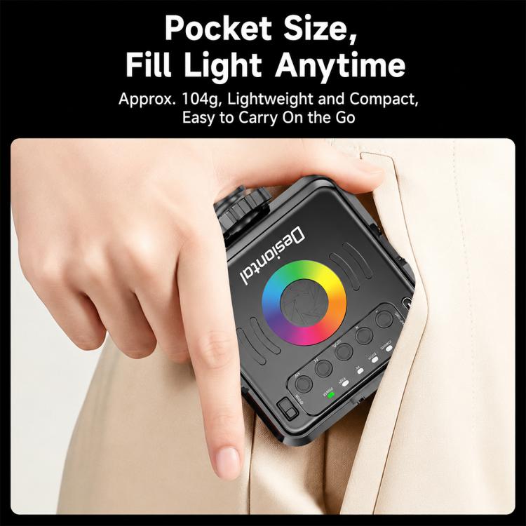 Luce fotografica RGB portatile Designal iReal-X2, iReal-X2