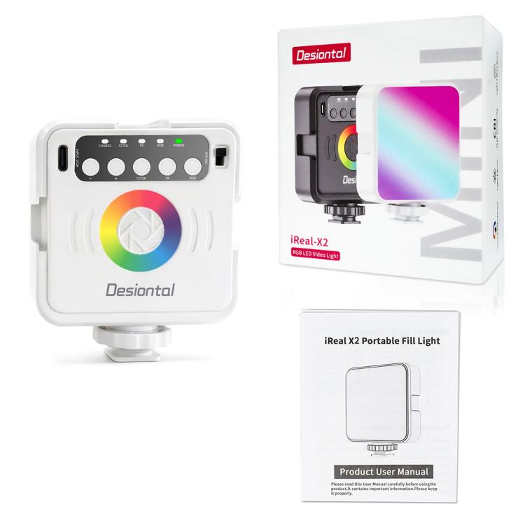 Luce fotografica RGB portatile Designal iReal-X2, iReal-X2