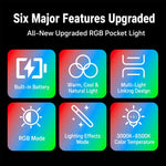 Luce fotografica RGB portatile Designal iReal-X2, iReal-X2