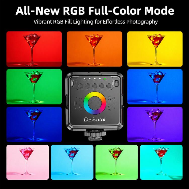 Luce fotografica RGB portatile Designal iReal-X2, iReal-X2