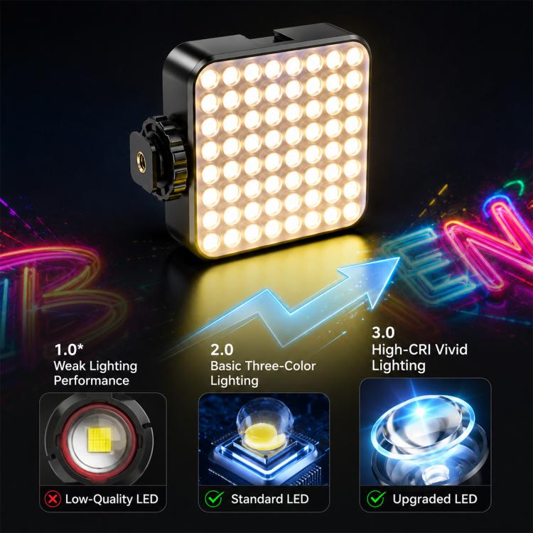 Luce fotografica RGB portatile Designal iReal-X2, iReal-X2