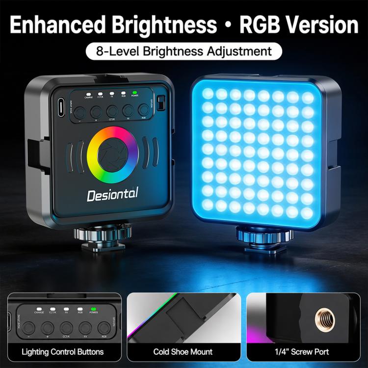 Luce fotografica RGB portatile Designal iReal-X2, iReal-X2
