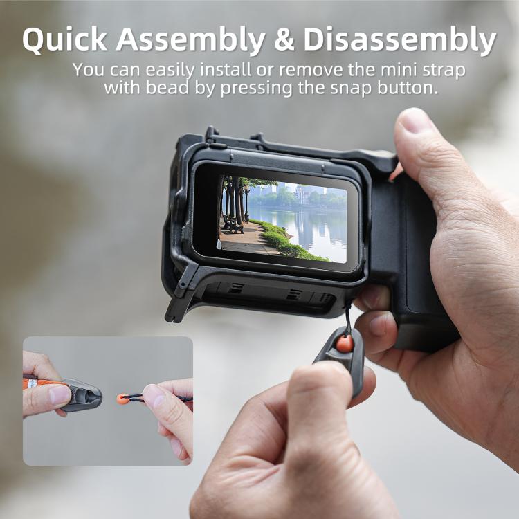 Cinghia da polso universale a sgancio rapido Sunnylife, regolabile, morbida e sicura, per action camera.