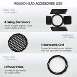 TRIOPO TR-09 Magnetic Round Head Flash Softbox Kit, TR-09
