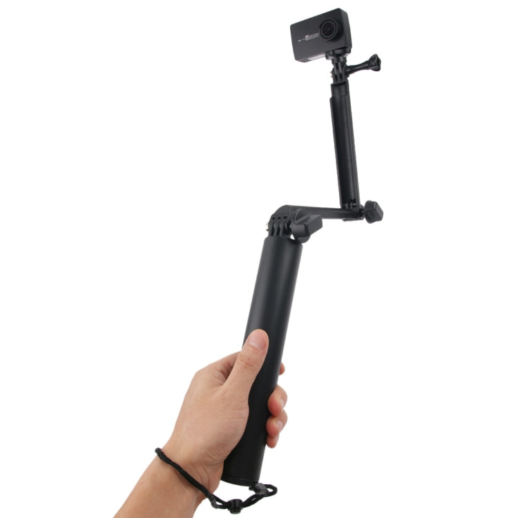 Monopiede a 3 vie + bastone selfie con supporto magico per GoPro Hero11 Black / HERO10 Black / HERO9 Black /HERO8 / HERO7 /6 /5 /5 Session /4 Session /4 /3+ /3 /2 /1, Insta360 ONE R, DJIOsmo Action e altre action cam, lunghezza: 24,5-63 cm             ...