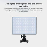 Pannello luminoso a LED YONGNUO YN300Air II per vlog, RGB, gamma completa, bicolore, 3200K-5600K., YN300Air II