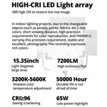 YONGNUO YN9000 900 LED Illuminazione dimmerabile Studio 5600K Luce video, YN9000 5600K