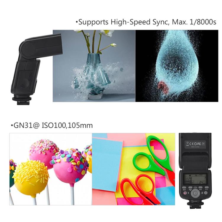 Flash Speedlite TTL YONGNUO YN320EX per Sony, YN320EX For Sony