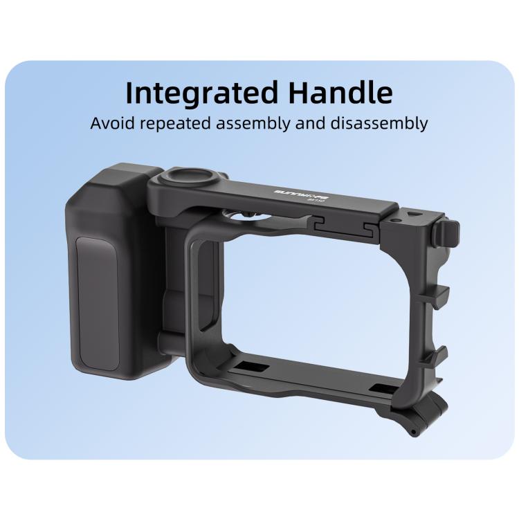 Impugnatura ergonomica per Insta360 GO Ultra Sunnylife Street Photography, con pulsante di sgancio rapido., For Insta360 GO Ultra (Black), For Insta360 GO Ultra (White)