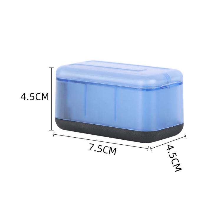 Per Insta360 X4 Air, scatola portaoggetti con caricabatterie a doppio canale e hub di ricarica con indicatori LED., For Insta360 X4 Air (Transparent)