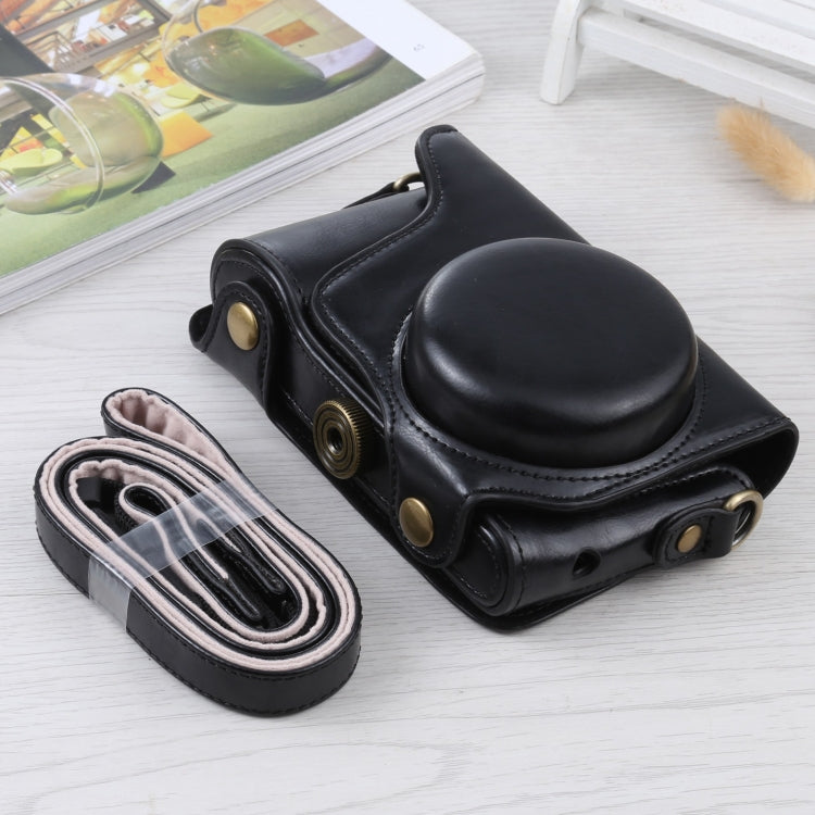 Custodia in pelle PU per fotocamera full body con cinturino per fotocamera Samsung Galaxy EK-GC100 / EK-GC110 / EK-GC200, For Samsung Galaxy Camera EK-GC200, For Samsung Galaxy Camera EK-GC100