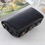Custodia in pelle PU per fotocamera full body con cinturino per fotocamera Samsung Galaxy EK-GC100 / EK-GC110 / EK-GC200, For Samsung Galaxy Camera EK-GC200, For Samsung Galaxy Camera EK-GC100