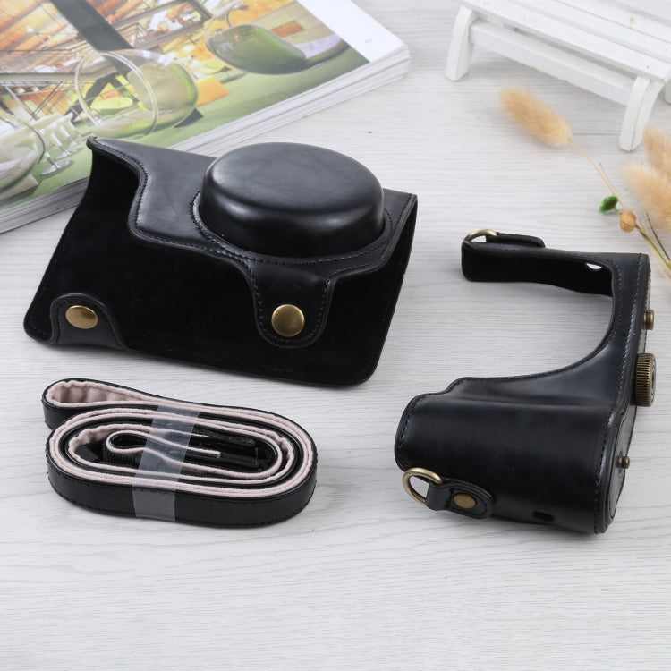 Custodia in pelle PU per fotocamera full body con cinturino per fotocamera Samsung Galaxy EK-GC100 / EK-GC110 / EK-GC200, For Samsung Galaxy Camera EK-GC200, For Samsung Galaxy Camera EK-GC100