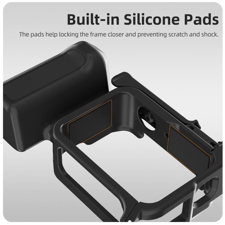 Impugnatura ergonomica Sunnylife per fotografia di strada, con sgancio rapido per Insta360 Ace Pro 2/1, EP2-BK037 For Insta360 Ace Pro 2 / 1