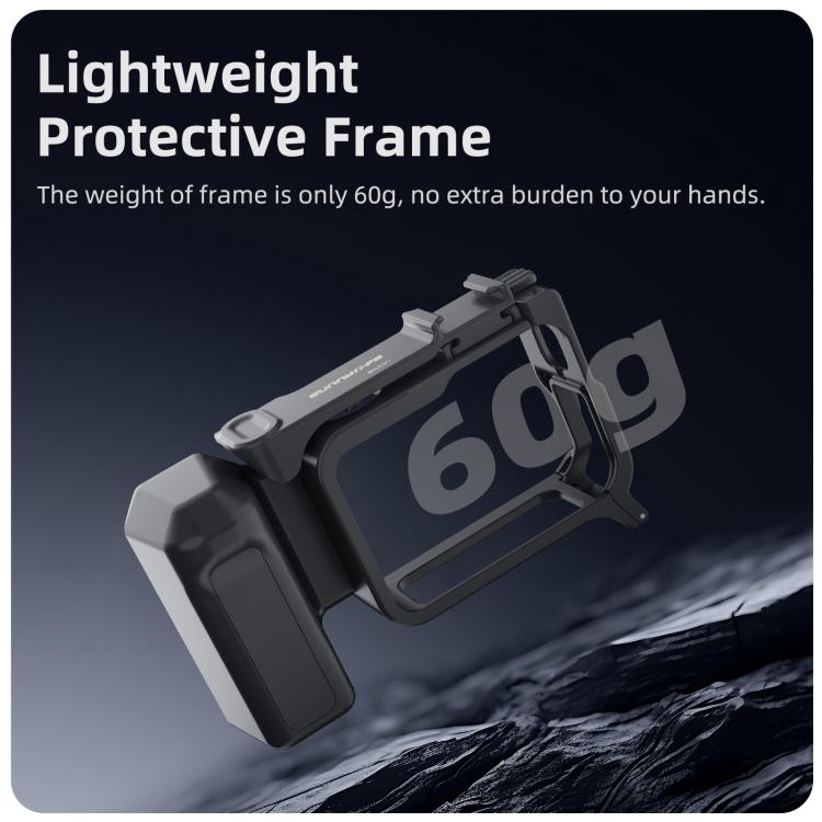 Impugnatura ergonomica Sunnylife per fotografia di strada, con sgancio rapido per Insta360 Ace Pro 2/1, EP2-BK037 For Insta360 Ace Pro 2 / 1