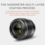 Obiettivo a focale fissa YONGNUO YN50MM F1.8S DA DSM II per sensori APS-C e fotocamere mirrorless Sony con attacco E., YN50mm F1.8S