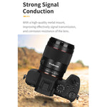 Obiettivo a focale fissa YONGNUO YN85MM F1.8S DSM per fotocamere full-frame Sony ILCE-7M4 / ILCE-7SM3 con attacco E., YN85mm F1.8S