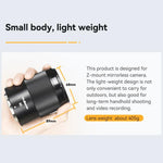 Obiettivo YONGNUO YN85mm F1.8Z DF DSM per fotocamere full-frame Nikon Z6II / Z7II con attacco Z., YN85mm F1.8Z