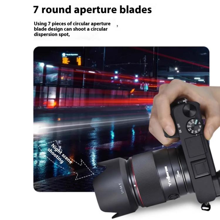 Obiettivo grandangolare a focale fissa YONGNUO YN35mm F2S DF DSM per fotocamere full-frame con attacco Sony E., YN35mm F2S