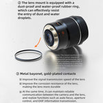 Obiettivo YONGNUO YN17mm F1.7M con attacco M4/3 per fotocamere mirrorless, YN17mm F1.7M