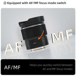 Obiettivo YONGNUO YN17mm F1.7M con attacco M4/3 per fotocamere mirrorless, YN17mm F1.7M