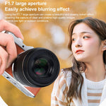 Obiettivo a focale fissa standard YONGNUO YN42.5mm F1.7M II con attacco M4/3, YN42.5mm F1.7M II