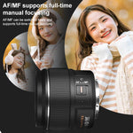 Obiettivo a focale fissa standard YONGNUO YN42.5mm F1.7M II con attacco M4/3, YN42.5mm F1.7M II