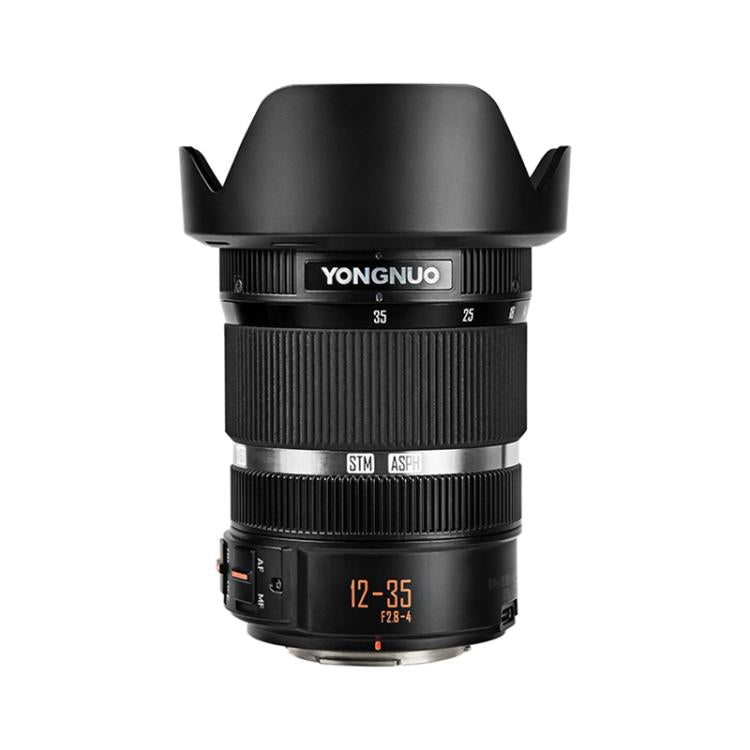 Obiettivo zoom standard YONGNUO YN12-35mm F2.8-4M con attacco M4/3 e funzione macro., YN12-35mm F2.8-4M